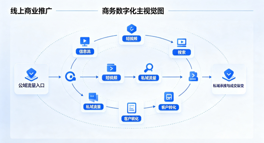 分宜县线上商业推广怎么做？全域流量闭环搭建与低成本转化实战指南